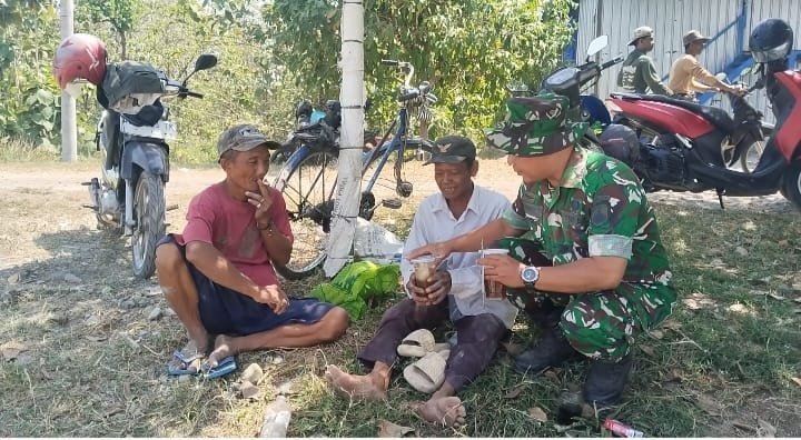 Progres Pembangunan TMMD Reguler ke-129 Kodim 0726/Sukoharjo di Desa Parangjoro Dihiasi Gotong Royong