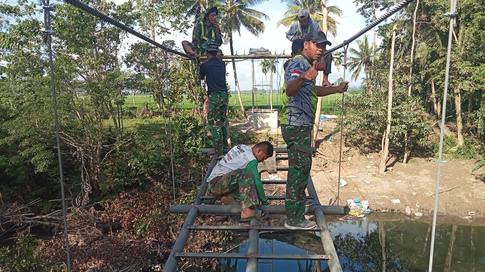 Jembatan Gantung di Tadang Palie Diproyeksikan Mempercepat Distribusi Panen